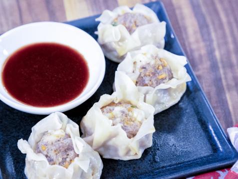 Sirloin-Cheddar Shrimp Shumai