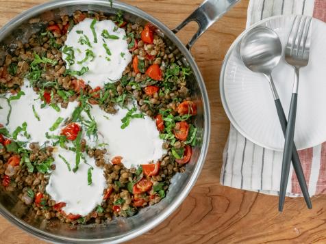 Herbed Lentil Skillet