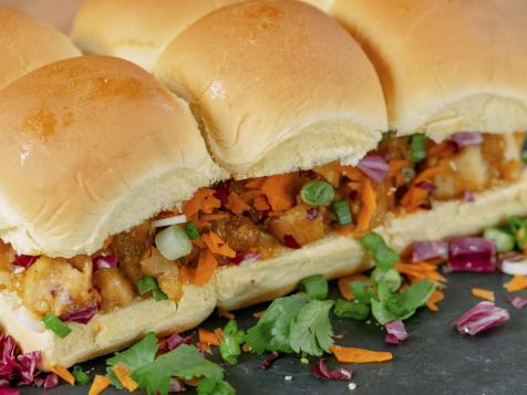 Orange-Glazed Chicken Sliders