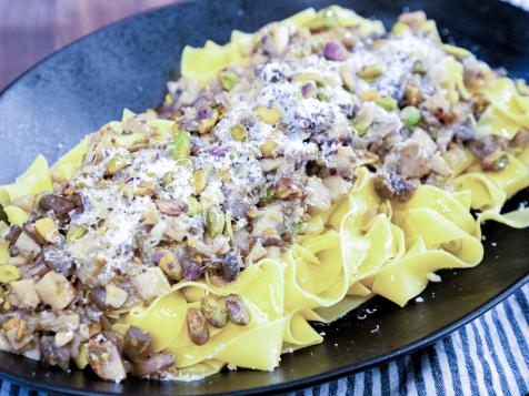 Wild Mushroom Pistachio Pasta