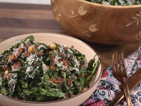 Raw Kale Salad and Vinaigrette