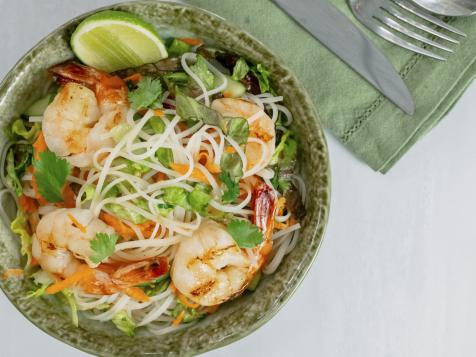 Rice Noodle Salad with Shrimp