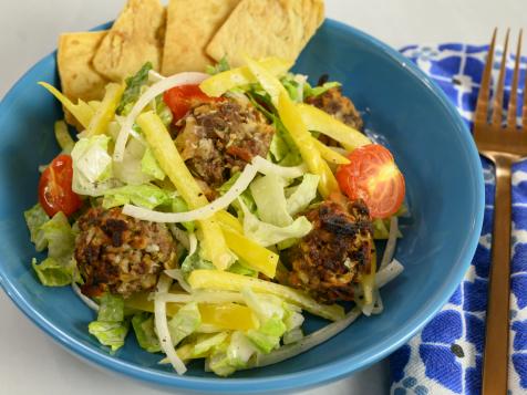 Greek Meatball Salad