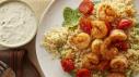 Shrimp and Couscous With Sauce
