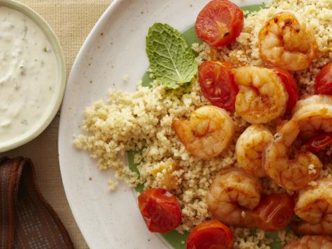 Shrimp and Couscous With Sauce