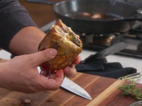 Greek Grilled Cheese with Lamb