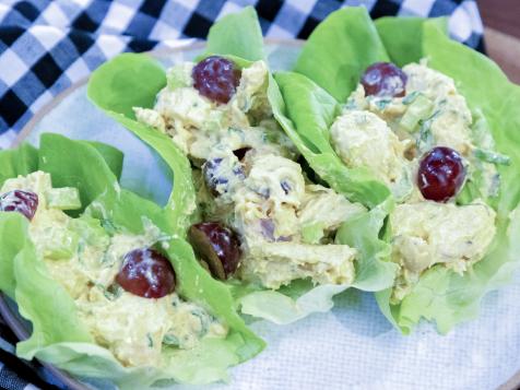 Curried Chicken Lettuce Wraps