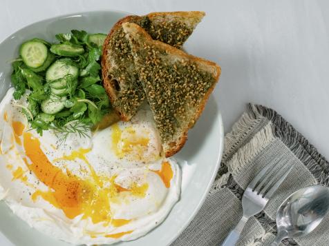 Za'atar Toast and Poached Eggs