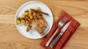 Pork Chops with Pear Chutney