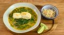 Thai-Style Halibut with Broth