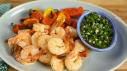 Roasted Shrimp, Chimichurri