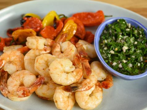 Roasted Shrimp, Chimichurri