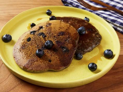 Blueberry Buckwheat Pancakes