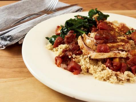 Balsamic Chicken with Spinach