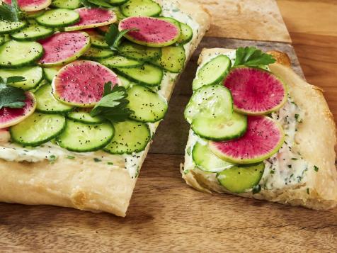Shaved Vegetable Tart