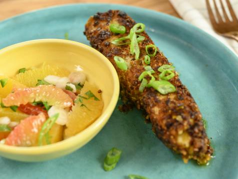 Pistachio-Crusted White Fish