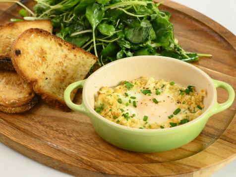 Eggs en Cocotte with Crab