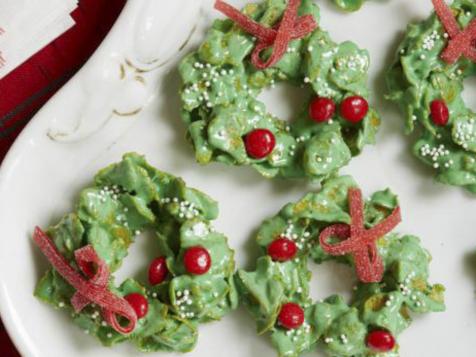 Cornflake Christmas Wreaths