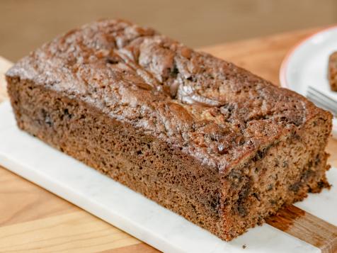 Banana Cake with Nutella Swirl