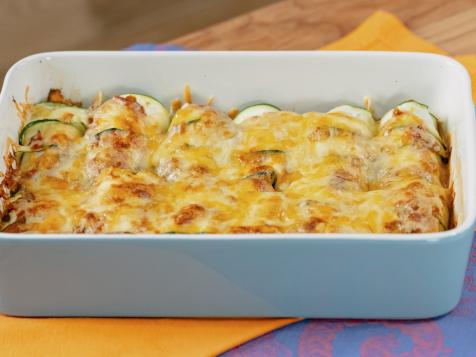 Zucchini, Chicken "Enchiladas"