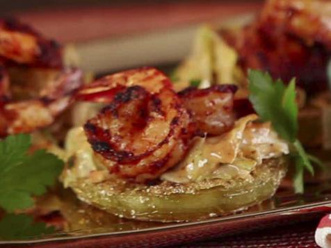 Green Tomatoes with Shrimp