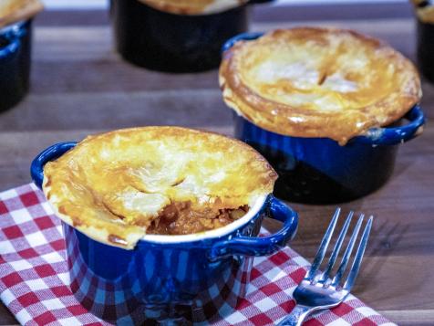 Chorizo-Sweet Potato Pot Pies