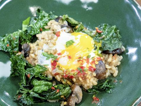 Mushroom and Kale Paella