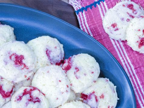 Coconut and Raspberry Cookies