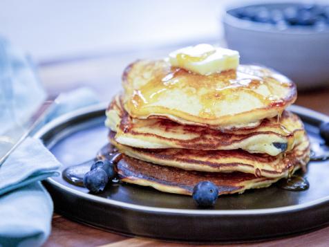 Blueberry-Ricotta Pancakes