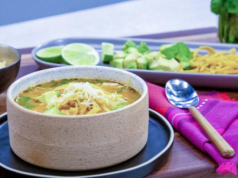 Cheesy Chicken Tortilla Soup