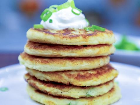 Cheesy Leftover Potato Pancake