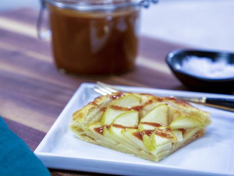 Easy Salted Caramel Apple Tart