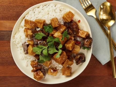 Crispy Szechuan-Style Eggplant and Tofu