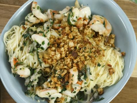 Shrimp Scampi with Breadcrumbs
