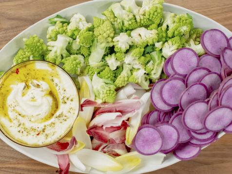 Crudites with Whipped Feta Dip