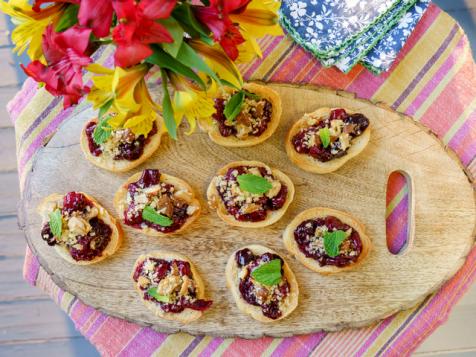 Cherry and Boiled Peanut Bruschetta
