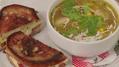 Big Fat Chicken Soup Recipe Anne Burrell Food Network