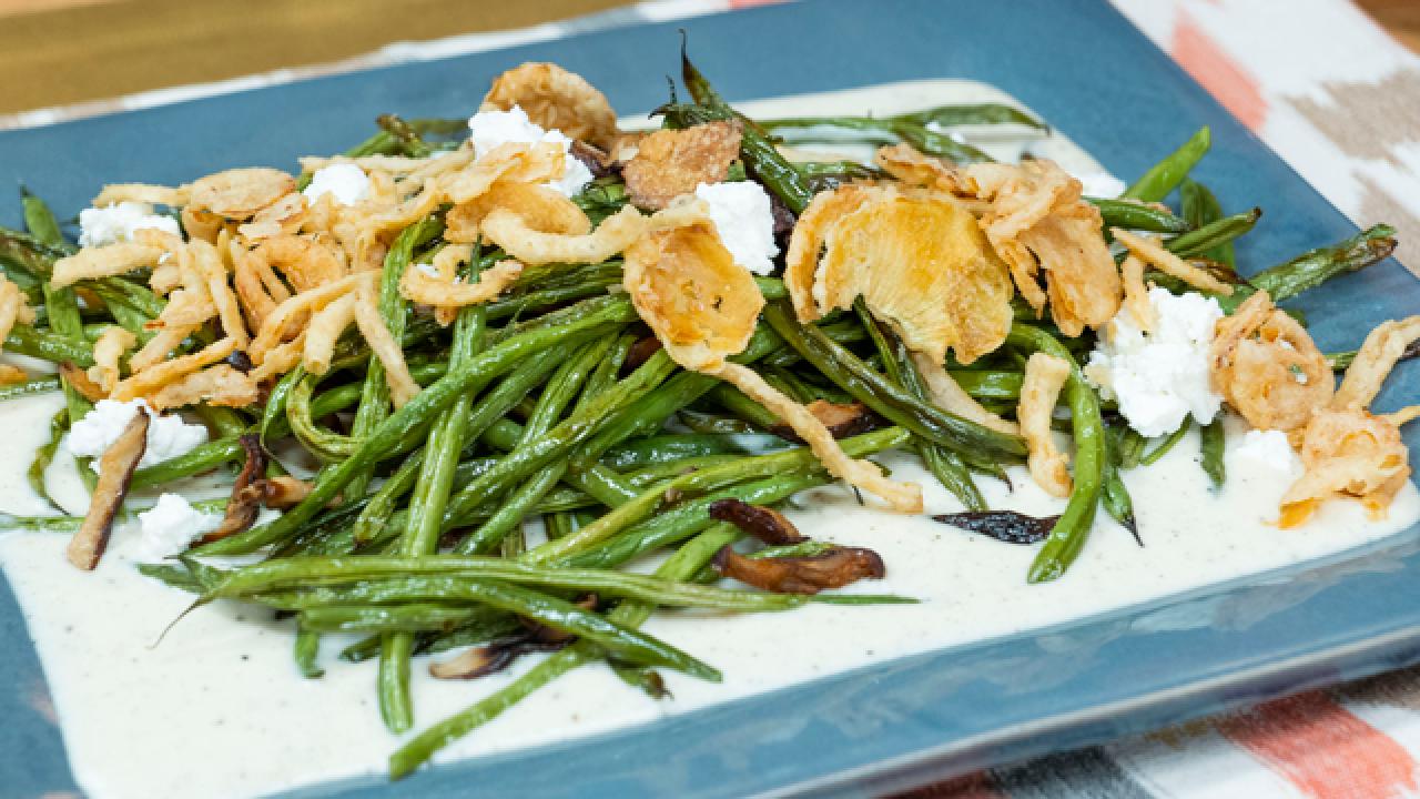 Sheet Pan Green Bean Casserole