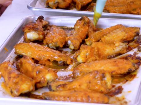 Georgia Peach BBQ Turkey Wings