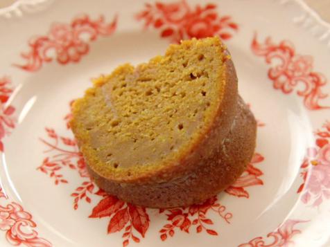 Pumpkin Rum Cake with Maple Whipped Cream