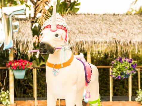 Duff's Unicorn Dog Cake
