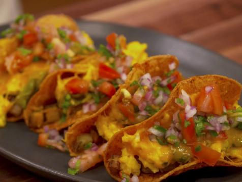Crispy Breakfast Tacos