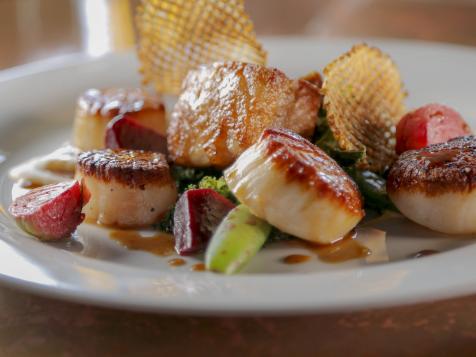 Scallops and Pork Belly