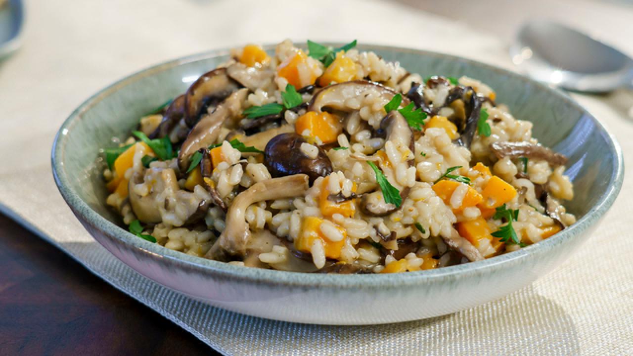 Mushroom and Butternut Squash Risotto