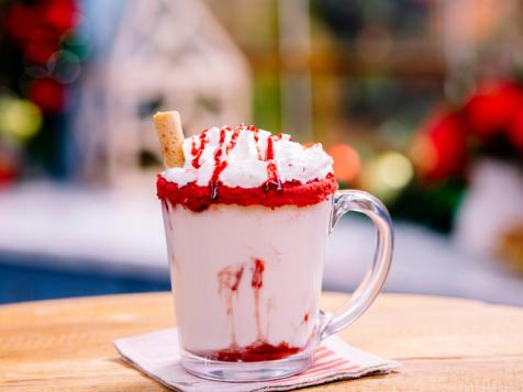 White Cocoa with Raspberry Swirl