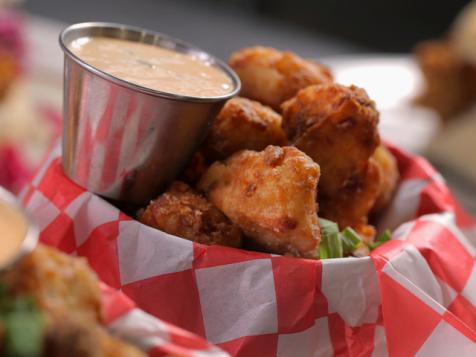 Tasso Ham and Cheese Grit Tots