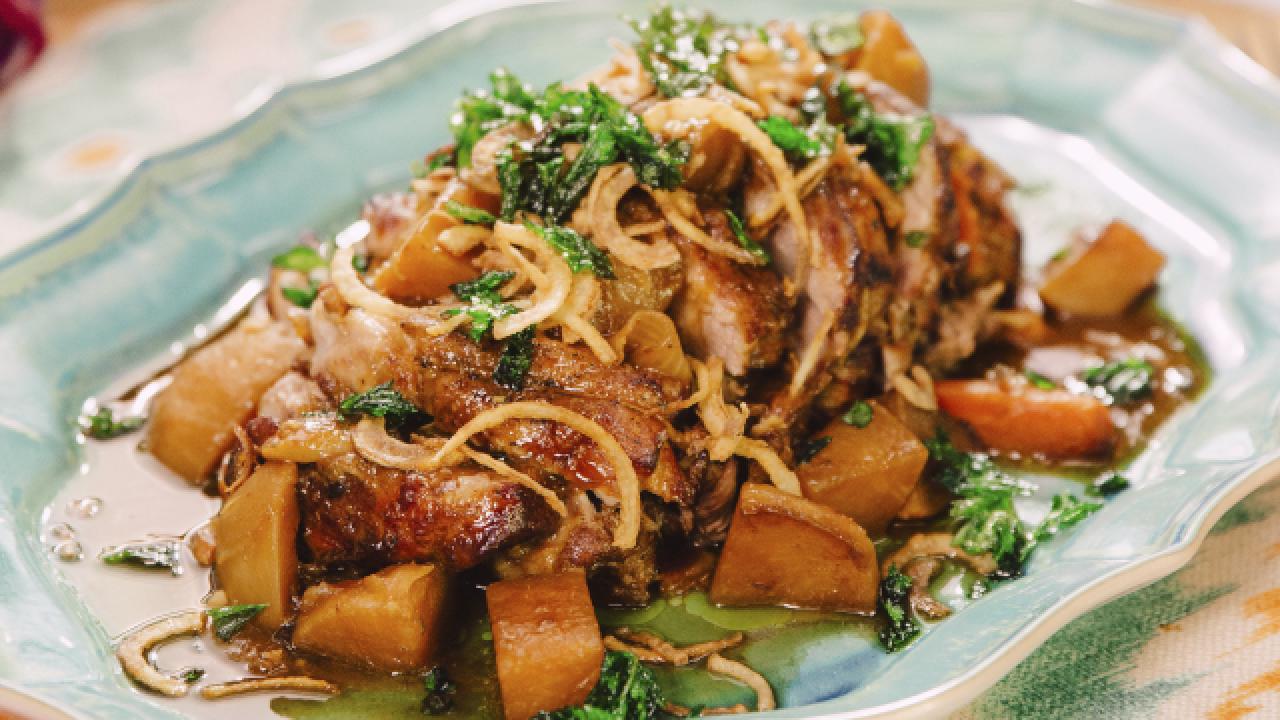 Pork Shoulder Pot Roast with Winter Vegetables