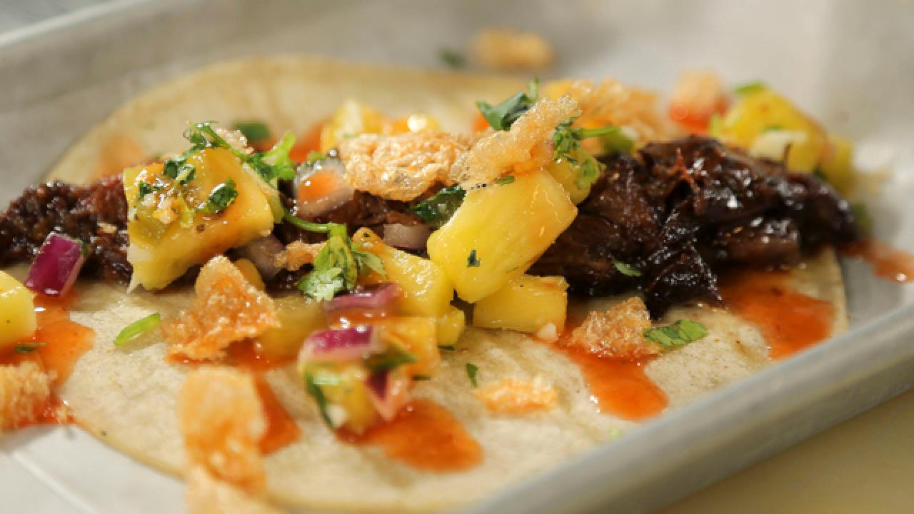 Braised Oxtail "Al Pastor" Taco