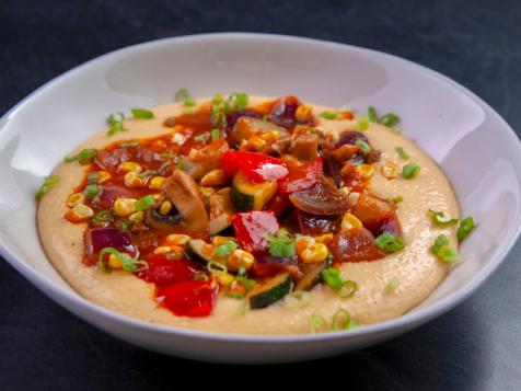 Cajun Veggies and Grits