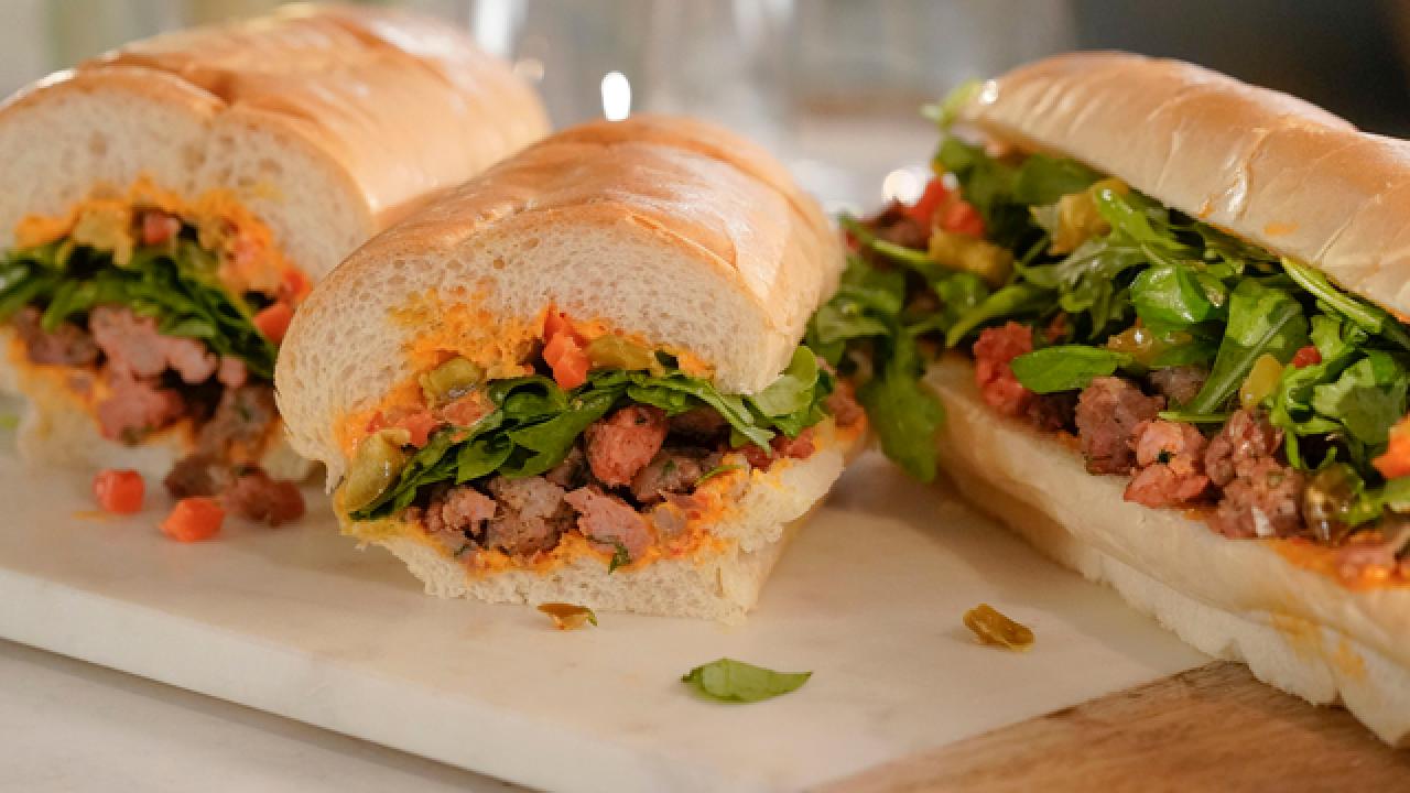 Giada's Sausage Hoagies